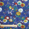 Printed Viscose KIBIRD Blue / Vintage Multicolored